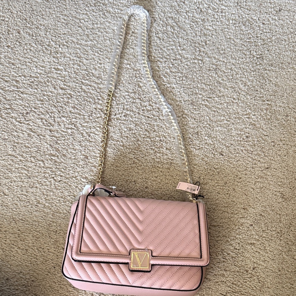 Victoria's Secret Pink Quilted Crossbody Bag